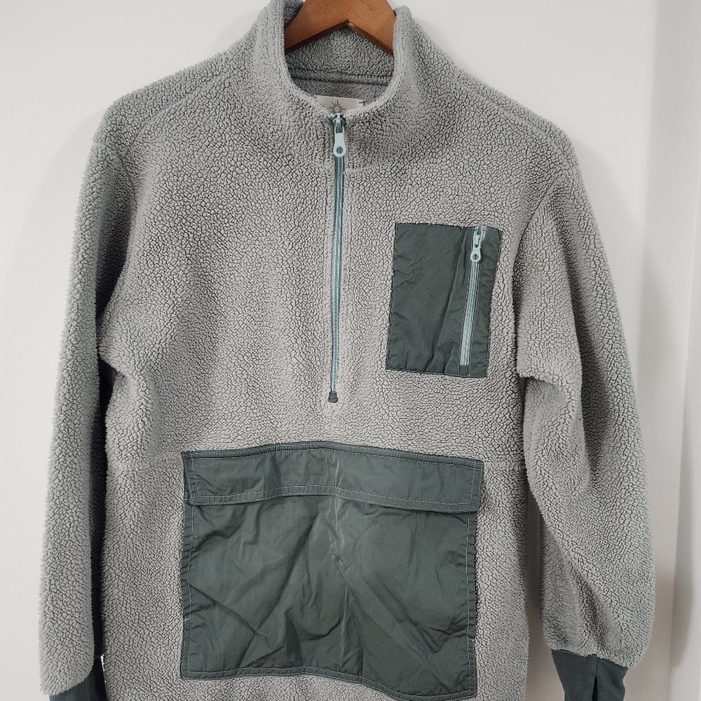 Aerie Offline 1/3 zip oversized fleece